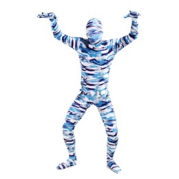 SKTF048 製造藍色包頭迷彩COSPLAY 連身服 任何仁 anyone 造型 SKTF048 製造藍色包頭迷彩COSPLAY 連身服 任何仁 anyone 造型